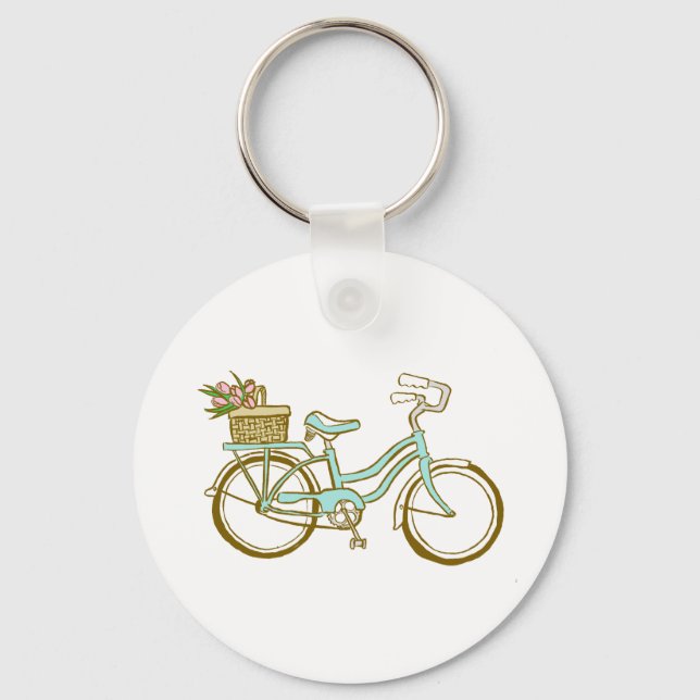 Cute Bicycle med Tulies Nyckelring (Framsida)
