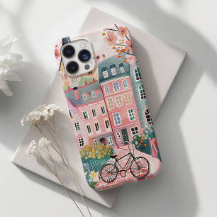 Cute Bicycle Snyggt City Scene