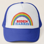 Cute Biden Harris Rainbow Democrat Keps<br><div class="desc">Visa stöd för Joe Biden och Kamala Harris. Stort politiskt regnbåge för en HBT-demokrat.</div>