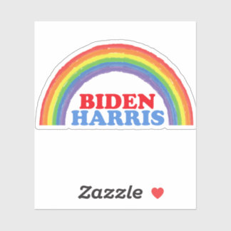 Cute Biden Harris Rainbow Politik Klistermärken