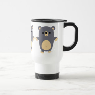 Cute Big Blue-Tecknad Ber-dator Mugg