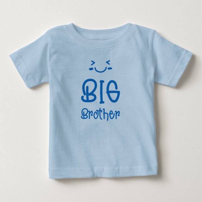 Cute Big Brother Baby/Kid T-Shirt for Boys (Framsida)