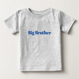 Cute Big Brother Blue grått T Shirt