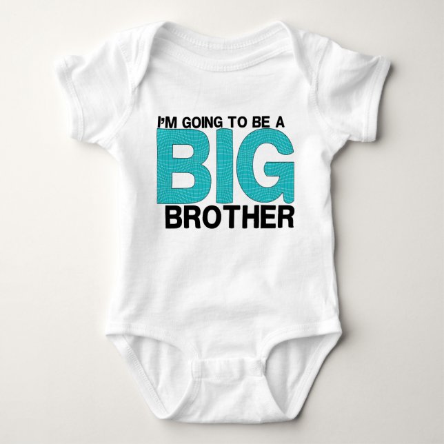 Cute Big Brother för Baby T-shirt (Framsida)