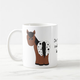 Cute Big Butt Blanket Appaloosa Funny Appy Horse Kaffemugg
