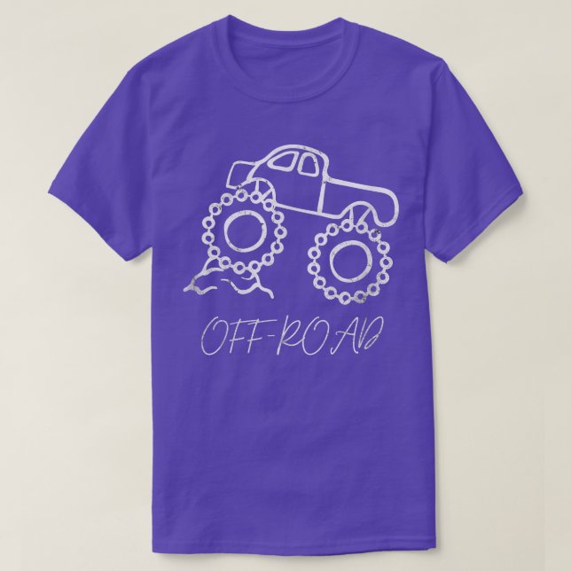 Cute Big Car Fans Cool Truckers Off Road Monster T T Shirt (Design framsida)