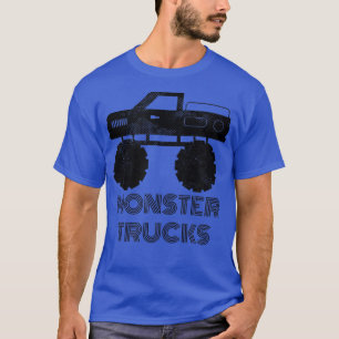 Cute Big Car Fläkt Coola Truckers Monster Lastbila T Shirt