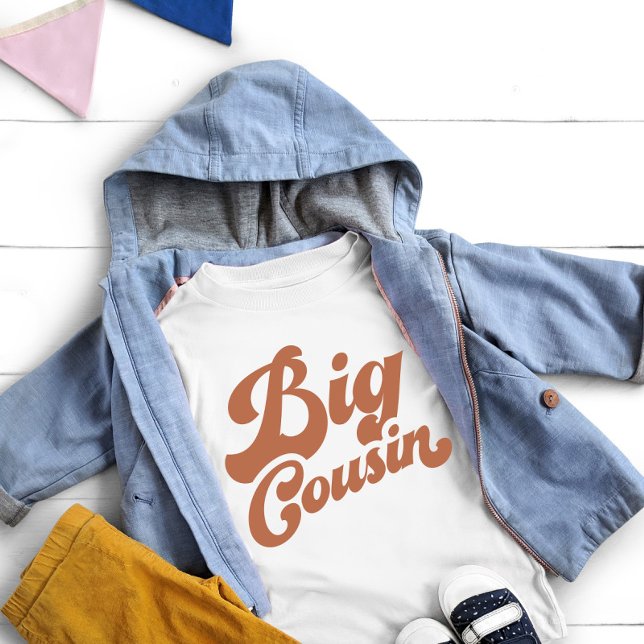 Cute Big Cousin | Brun matchningsfamilj T Shirt (Skapare uppladdad)