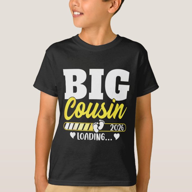 Cute Big Cousin Loading 2026 Promoted To Big Cousi T Shirt (Framsida)
