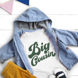 Cute Big Cousin | Matchningsfamilj för Grönt T Shirt