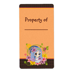 Cute Big Eyed Chibi Dragon Fairy Fraktsedel