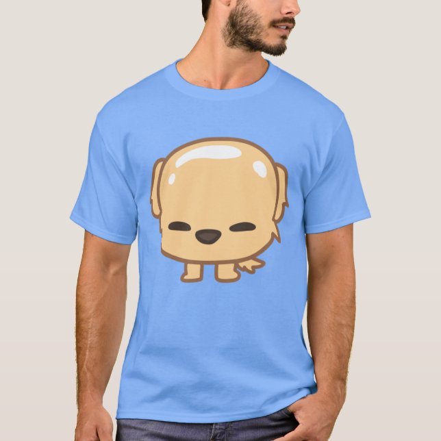 Cute Big Forehead Dog Meme boy T Shirt (Framsida)
