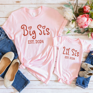 Cute Big Syrran 2024 Shirt Retro Big Sister T