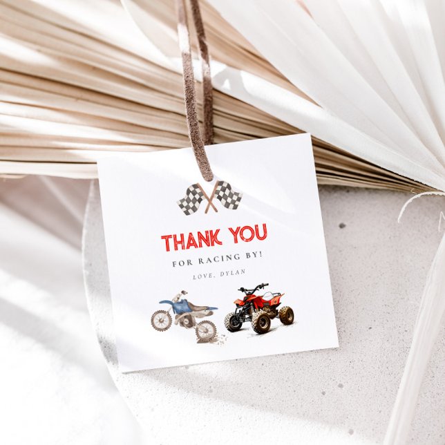 Cute Bikes Birthday Gåvor Etiketter (Skapare uppladdad)