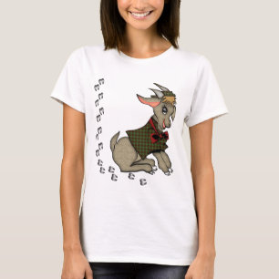 Cute Billy Goat med Bowtie T Shirt