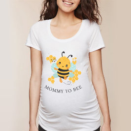 Cute bin Mamma ska vara gravid och visa babydusch T Shirt