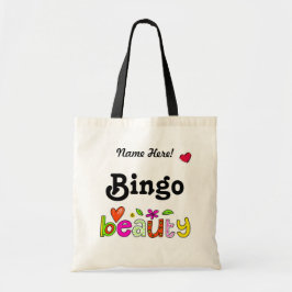 Cute Bingo Beauty Anpassningsbar Bingo Players Tygkasse