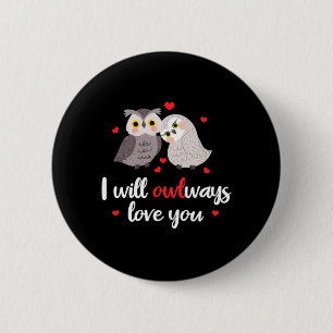 Cute Bird Älskare Birdkeeper Valentines day Puns I Knapp