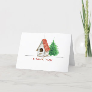Cute Bird House Realtor eller Mortgage - tackkort