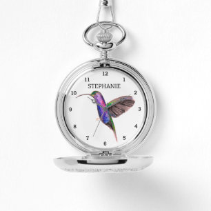 Cute Bird Hummingbird Flower Colibri Nature Armbandsur