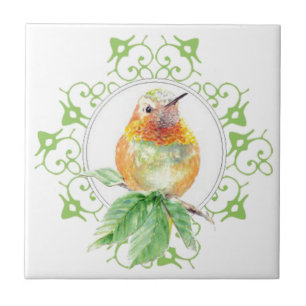 Cute Bird, Hummingbird, Nature, Garden Wildlife Kakelplatta