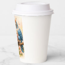 Cute Bird Mom Paper cup  