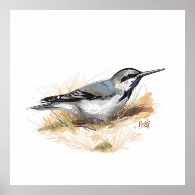 cute bird poster (Framsidan)