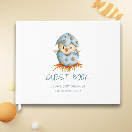 Cute Bird Shower Guest Bok