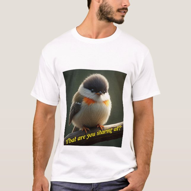 Cute Bird T Shirt (Framsida)