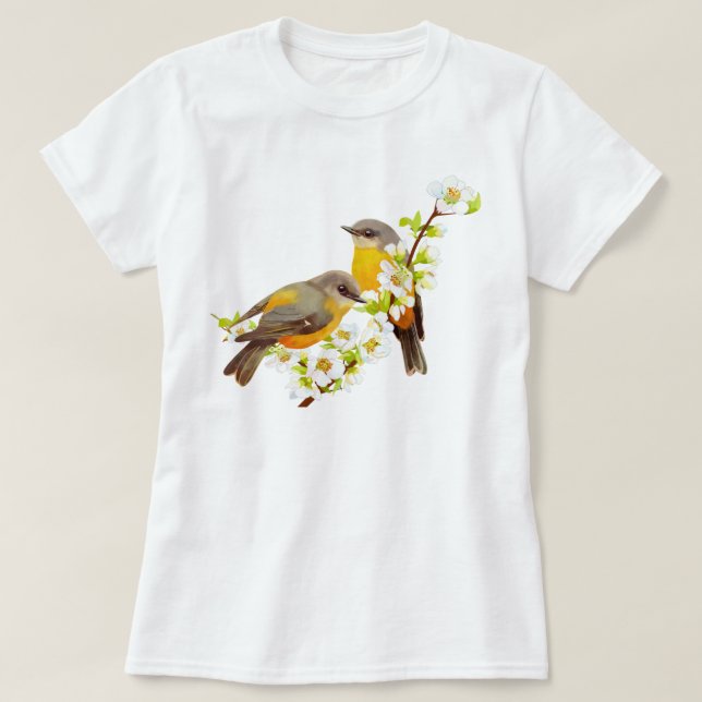 Cute Bird T-Shirt (Design framsida)