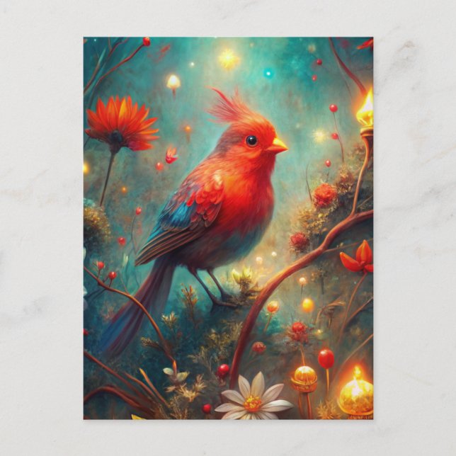 Cute Bird Vykort (Framsida)