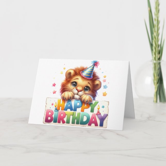 Cute Birday Card Kort (Framsida)