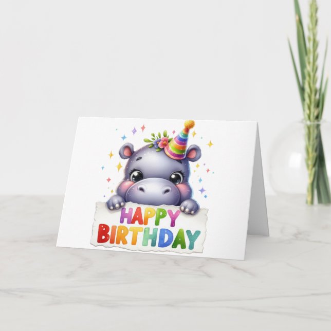 Cute Birday Card Kort (Framsida)