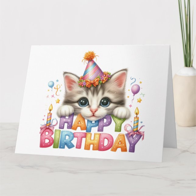 Cute Birday Card Kort (Framsida)