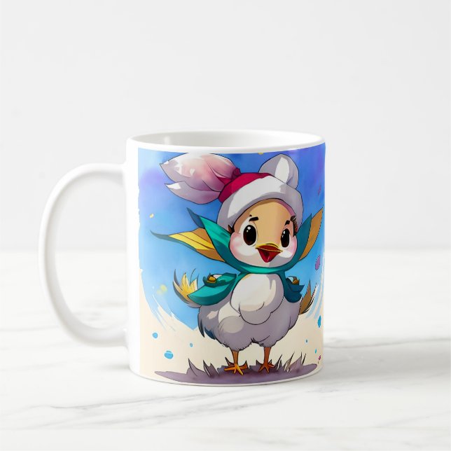 Cute Birdie Kaffemugg (Vänster)