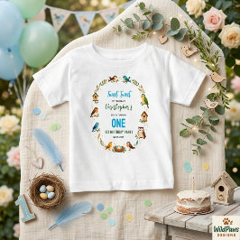Cute Birds 1st Birthday Party – Fun Kids T Shirt