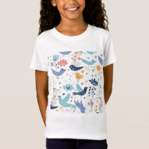 Cute Birds and Colorful Flowers