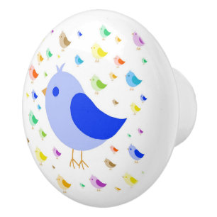 Cute Birds Cabinet Knob Knopp