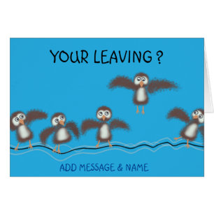 Cute Birds Hälsningskort