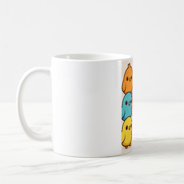 Cute birds mug kaffemugg (Vänster)