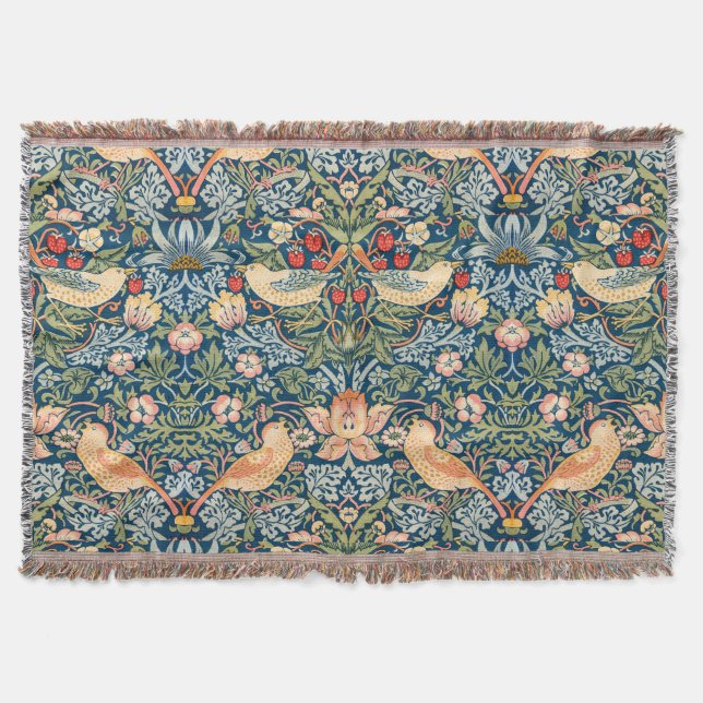 Cute Birds, Strawberry Thief Vintage Art Filt (Framsidan)