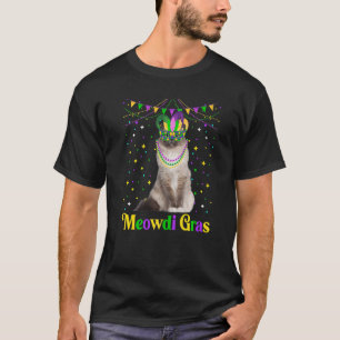 Cute Birman Cat Meowdi Gras Jester Animals T Shirt