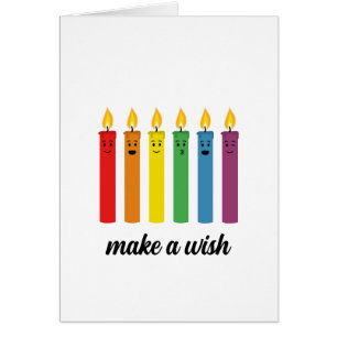 Cute Birthday Candles - kort