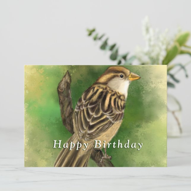 Cute Birthday Card (Stående Fram)