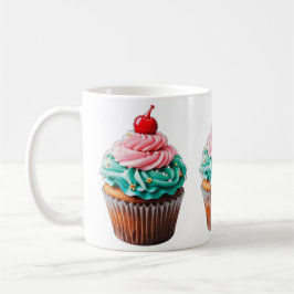 Cute Birthday Cupcoa Dessert Illustration Clipart Kaffemugg