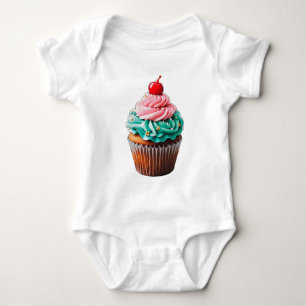 Cute Birthday Cupcoa Dessert Illustration Clipart T Shirt
