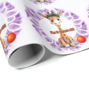 Cute Birthday för Boys Presentpapper