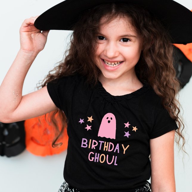 Cute Birthday Ghoul Pastel Ghost Halloween T Shirt (Skapare uppladdad)