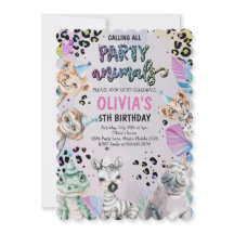 Cute Birthday Party Animals
