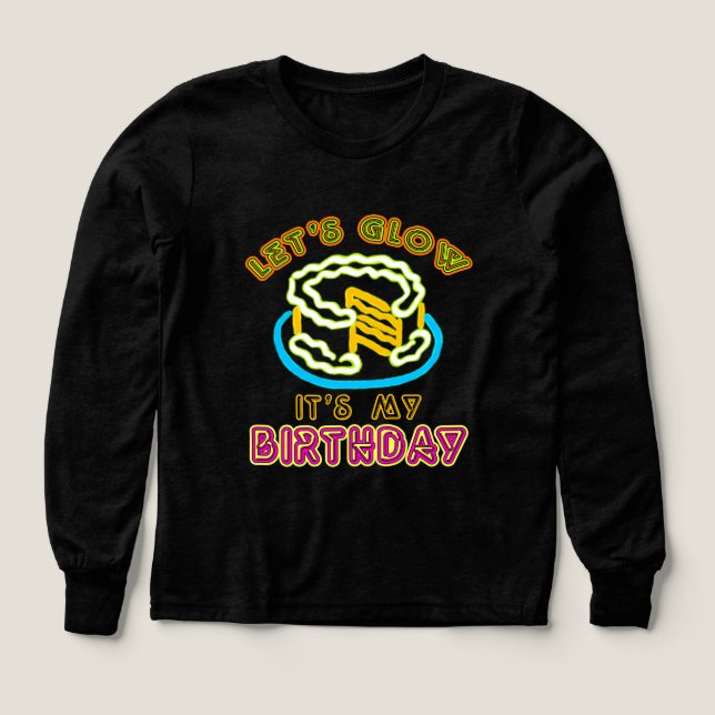 Cute Birthday Party Firande T Shirt (Design framsida)